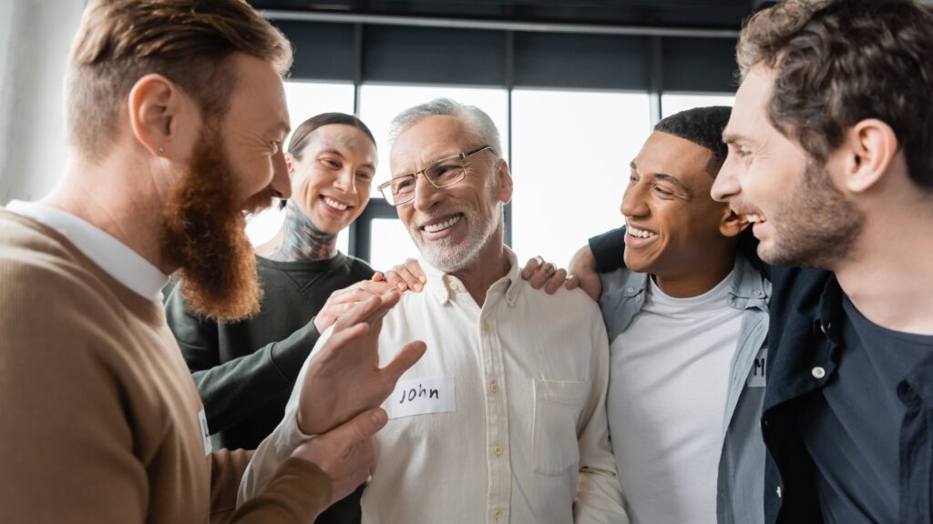 Männergruppe und Bewusstheitsgruppe